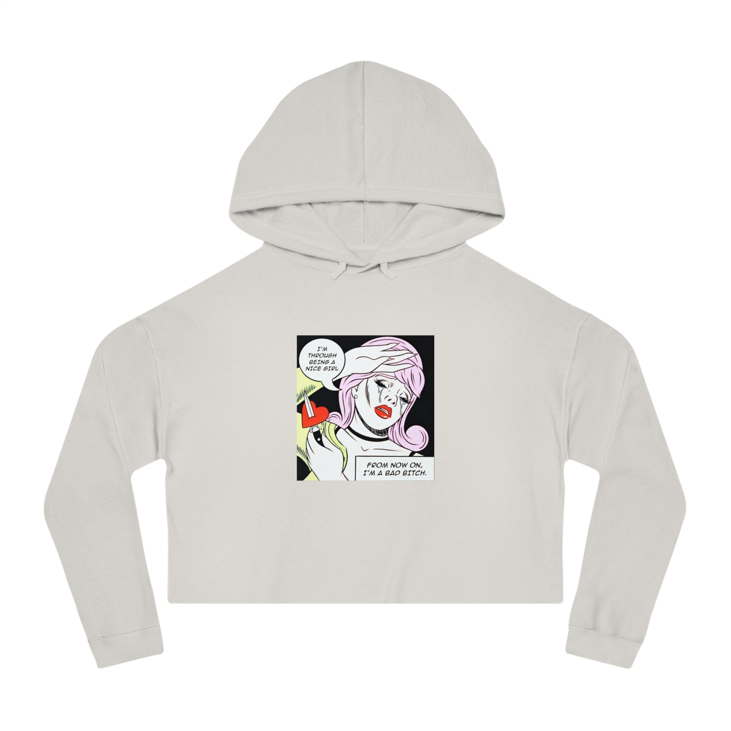 Bad Bitch Mode Crop Hoodie – No More Nice Girl