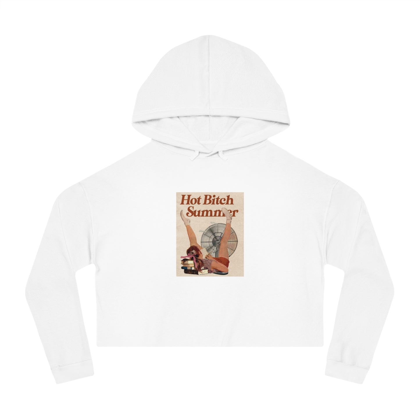 Hot Bitch Summer Crop Hoodie – Summer Heat Edition