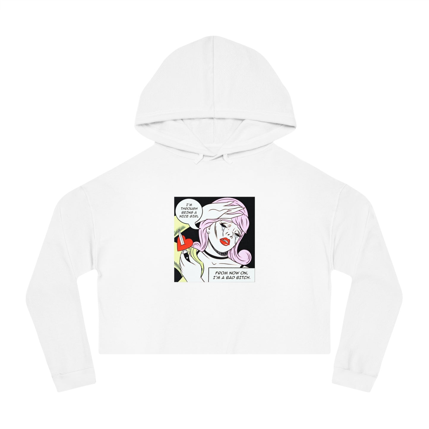 Bad Bitch Mode Crop Hoodie – No More Nice Girl