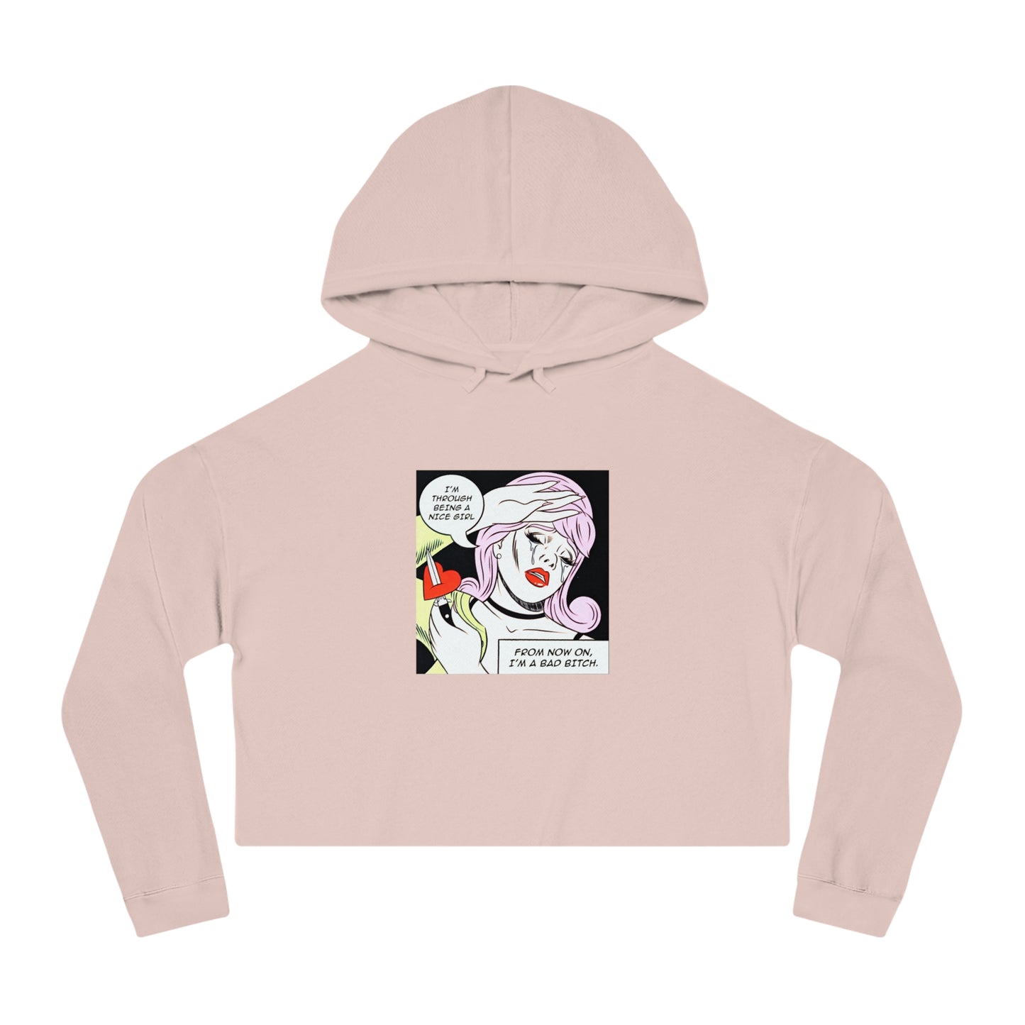 Bad Bitch Mode Crop Hoodie – No More Nice Girl